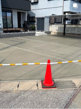 駐車場の土間コンクリート